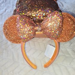 Peach Punch Swarvoski Ears