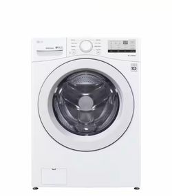 LG Front Load Washing Machine White