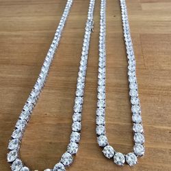 Stainless Steel Swarovski Tennis Chains