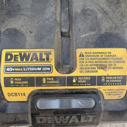 Rare Dewalt 40v Battery Charger, Dewalt Changer Used Works Great 
