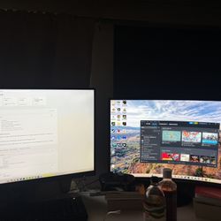 Desktop And Two Monitors For Sale