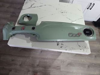 Fiat 500C Dashboard Panel Green