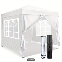 10'x10' Canopy Party Tent, Events, Wedding, Etc - Removable Sidewalls Waterproof Canopy Patio Wedding Gazebo - New!!!