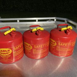 Eagle 5 Gallon Safety Gas Cans 