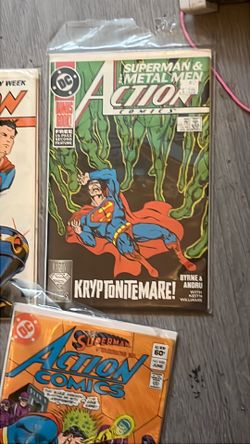 80 s dc action comics of super man