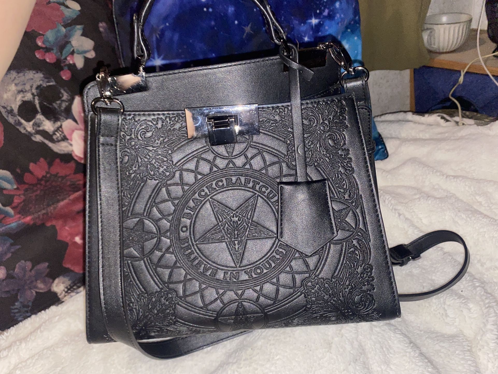 Blackcraft Baroque Top Handle Bag Gothic 
