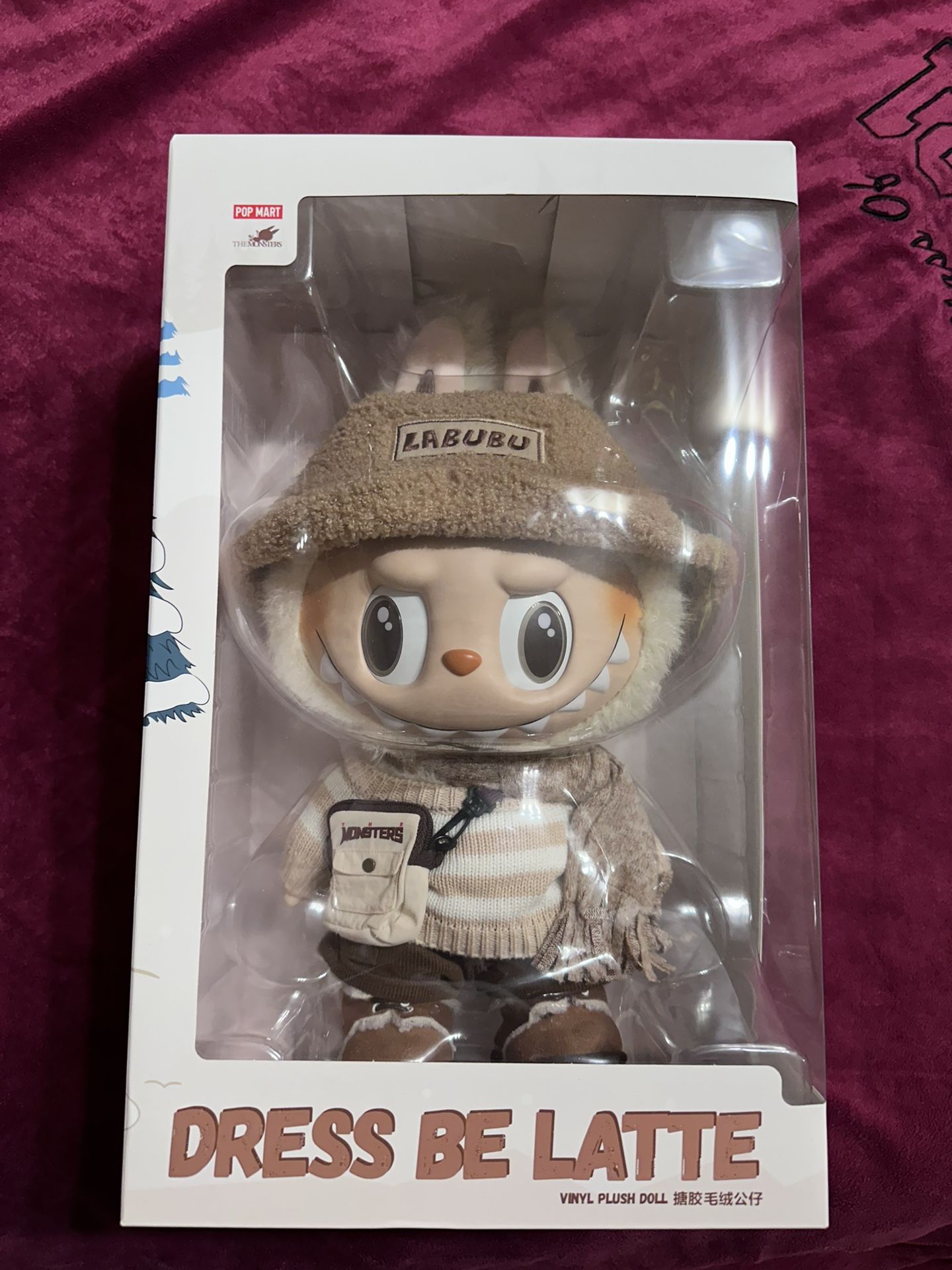 white christmas dresses Labubu The Monsters Dress be Latte Vinyl Plush Doll Limited Edition – TOYSEZ