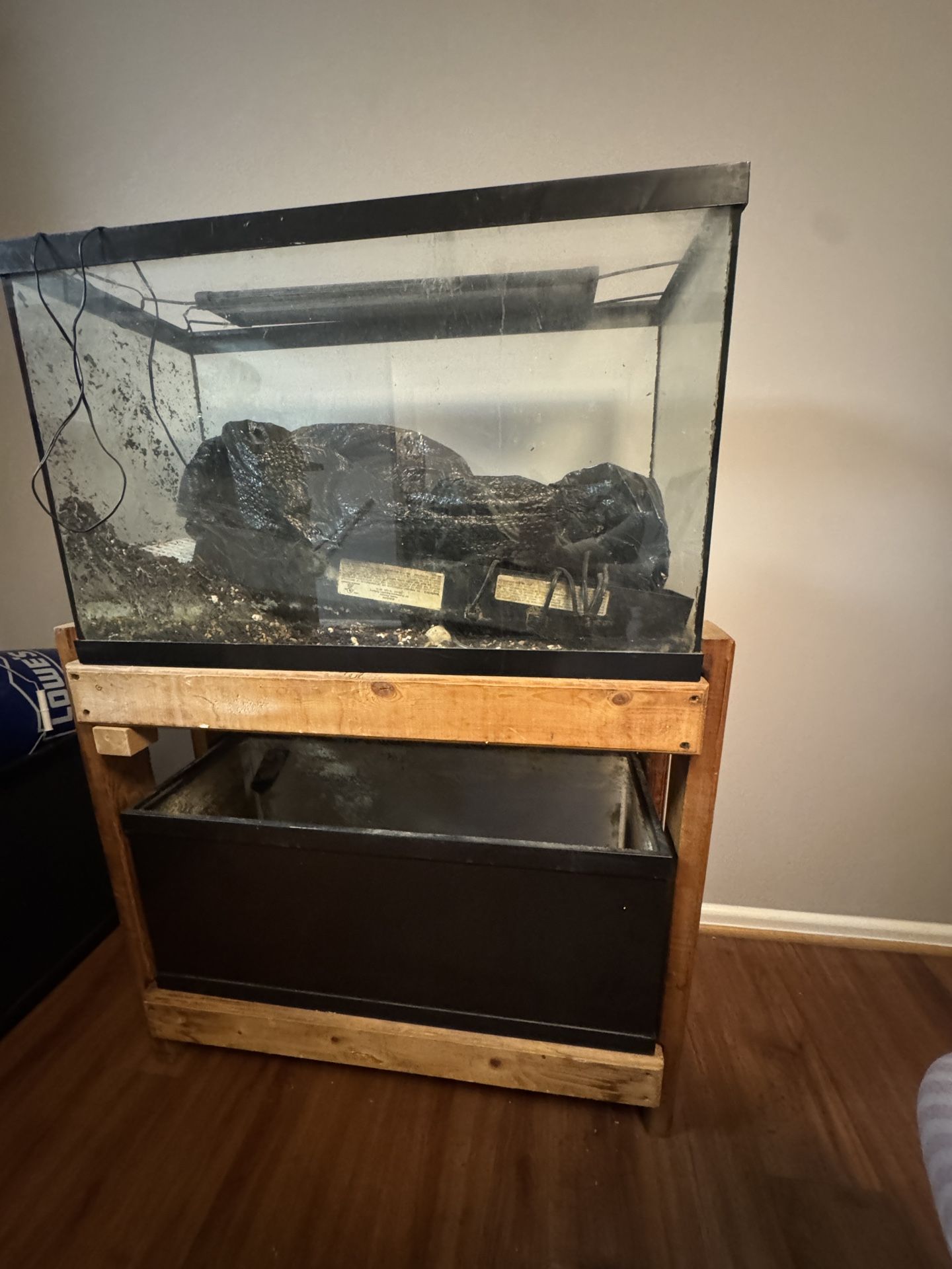 Double Fish Tank With Stand