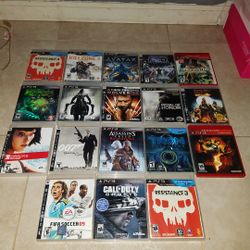 PS3 Games $8 Each