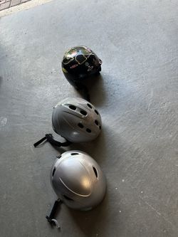 3 Kids Helmets All 3 For $10