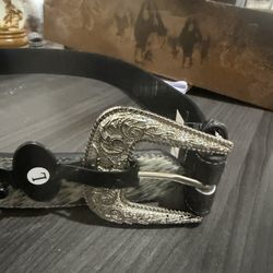 Belt Genuine Leather  Cowide Cinto De Piel De Vaca Auténtica 