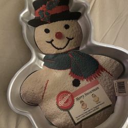 Vintage Wilton Snowman Cake Mold: New