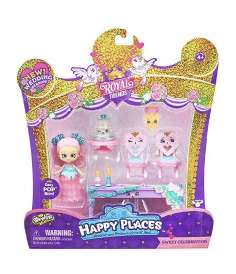 Shopkins Happy Places Scene Pack Sweet Celebration
