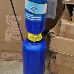 Aquasana Rhino Salt-Free Conditioner Replacement Tank - 46" Height - No Salt Descaler - 1,000,000 Gallons - WH-SFWC-SR, Blue