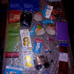 Extra Birthday Party Supplies Random Lot