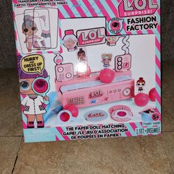 LOL Surprise Fashion Factory The Paper Doll Matching Game NEW!