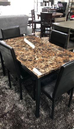 Dining table with 4 chairs on sale $299 only