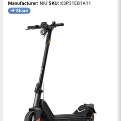 NIU KQi3 Pro Foldable Electric Kick Scooter 31 Mile Range 20 MPH 350W