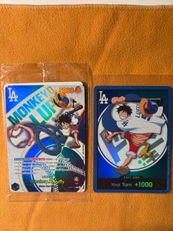 2025 & 2026 One Piece x Dodgers Monkey D Luffy Promo
