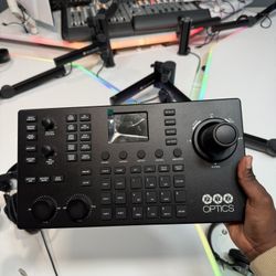 PTZOptics SuperJoy NDI, IP and Serial PTZ Camera Joystick Controller with Large LCD Screen, Basic Plus and Matrix Modes