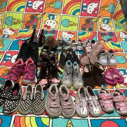 Toddlers And Kids Shoes Boys And Girls Lot Of 20 Different Sizes