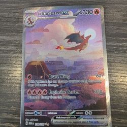 Charizard EX 199/165 Scarlet Violet 151 Special Illustration SIR English - NM! 