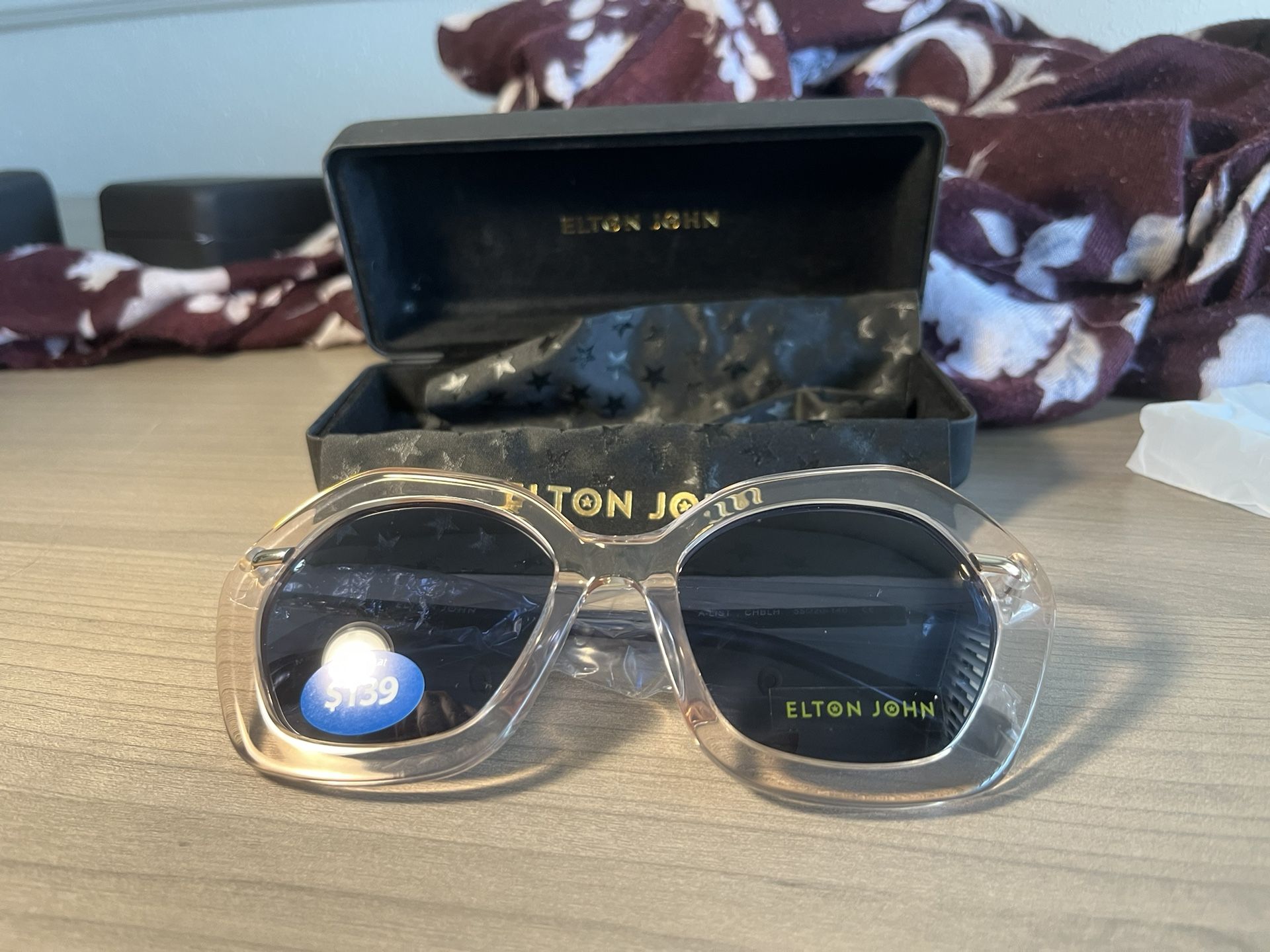  Elton John Pink Sunglasses A-List Frames