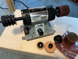 Tandy Leather Pro Burnishing Machine like new Works Great Leathercraft leather carving