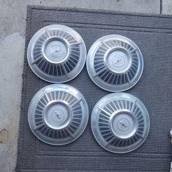 Chevy Caps and rings Set Of 4