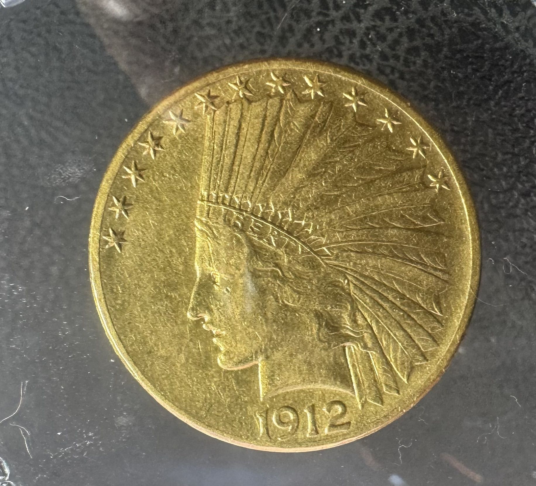 1912 $10 gold coin 