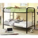 Brand new black metal twin over twin bunkbed with 2 basic innerspring twin mattresses (79"W X 42"D X 59 1/2"H)