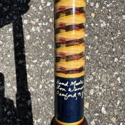 Custom Hand-Made Fishing Rod by Lon Warner (Seaford, NY) + Spinning Reel Combo - Heavy Action Saltwater