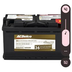 2 Brand New Batteries  