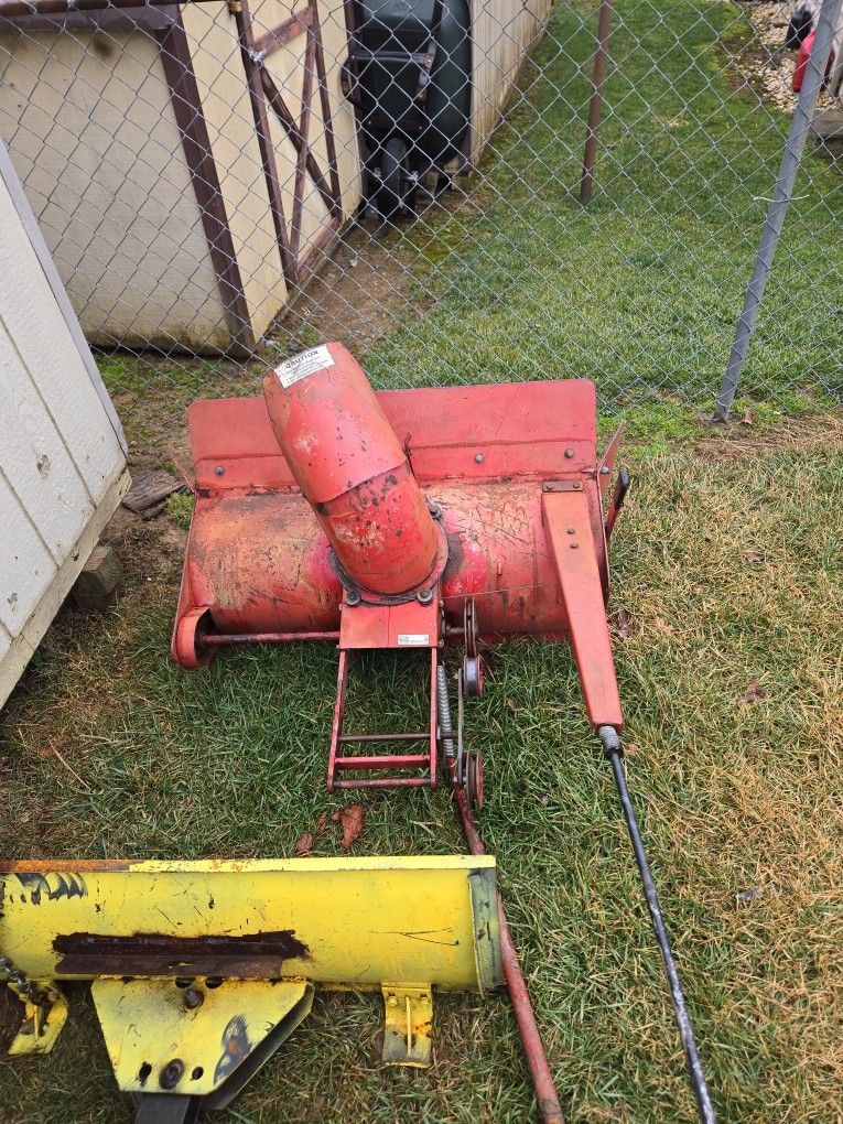 Wheel Horse Snow Blower Attachment