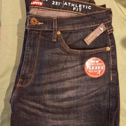 NEW Levi's Jeans 34x30 Athletic Fit