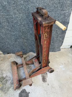Vintage Ausco Drednaught Hydraulic End Point Jack