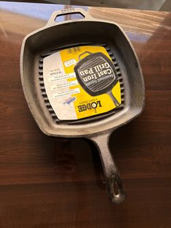 Lodge Cast Iron Square Grill Pan — 10.5 inch
