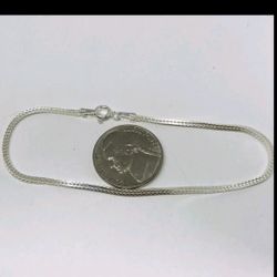 Sterling Silver Breclet 7.5" 