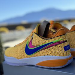 Nike Lebron 20 XX Men's Basketball Shoe  (Racer Blue/Laser Orange/Hyper Pink)