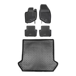 Rezaw-Plast Rubber Floor Mats & Cargo Liner Volvo XC90 2002-2014 Custom Fit