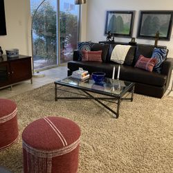 Coffee Table Metal & Glass