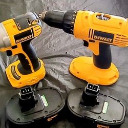 DEWALT DC 825,  IMPACT DRIVER,  DEWALT DC759  DRILL. CORDLESS.