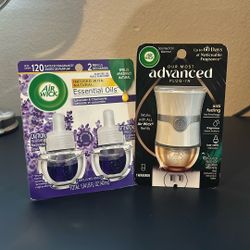 Air Wick Essential Oils Set Lavender With Advance Plug In Included 