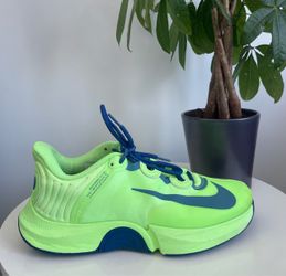 Women Size 9 Nike Zoom GP Turbo x Naomi Osaka Sprite HC Tennis Shoes Green Blue