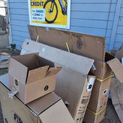 Free Free Boxes  First Come First Serve  Located 1400 Niles St Bakersfield Ca MG'S BIKE SHOP 