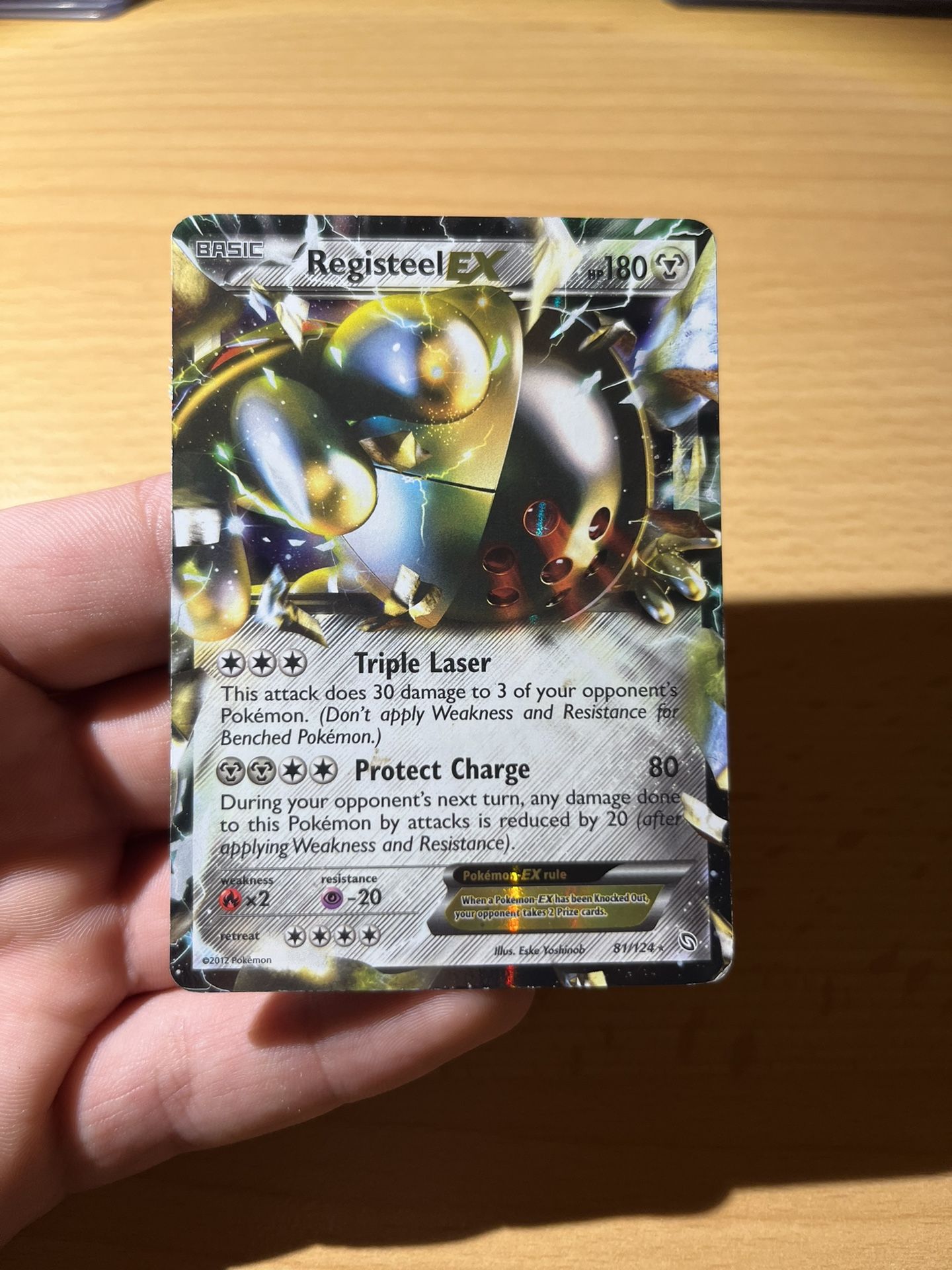 Registeel EX Pokemon Card