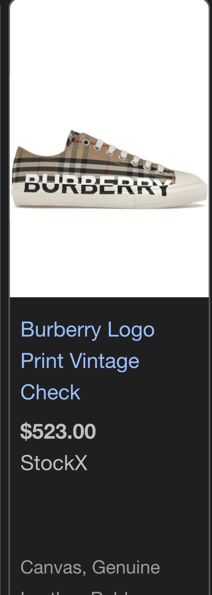Burberry Shoes