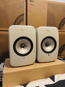 KEF LSX LT II - Wireless Hi-Fi Monitor Speakers ≈ Audiophile Sound, Bluetooth, AirPlay 2, USB-C, TV & Desktop Ready