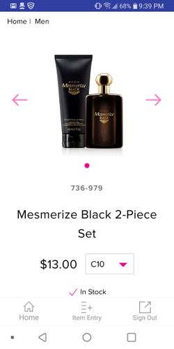 Men's perfume and shower gel