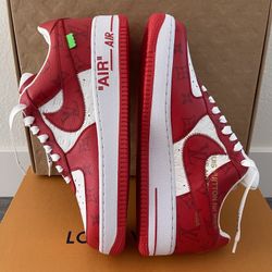 Authentic Nike Air Force 1 X Louis Vuitton Virgil Abloh Size U.S. 17